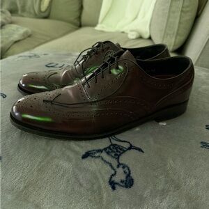 Florsheim Brown Leather Oxford Dress Shoes